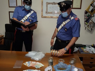 carabinieri pisticci droga mascherine