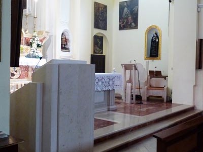 chiesa santonio altare