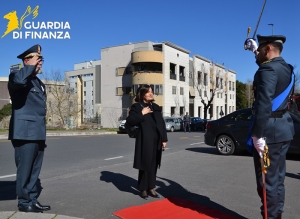 Guardia di finanza Matera: S.E. il Prefetto di Matera, dott.ssa Maria Carolina Ippolito, visita il comando provinciale del corpo