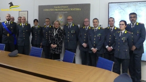 Guardia di Finanza Matera: s.e. il prefetto dott.ssa Cristina Favilli, visita il comando provinciale del corpo