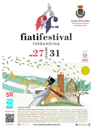 Fiati Festival Ferrandina, edizione 50° anniversario con la parata delle bande militari e civili