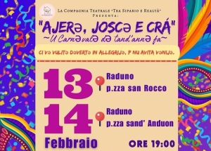 Tutti in maschera con la Compagnia Teatrale “Tra Sipario e Realtà”