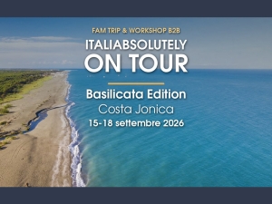 Apt Basilicata, dal 15 al 18 settembre il fam trip "ItaliAbsolutely on tour" sulla costa ionica. Il 17 tappa a Marconia