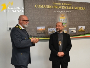 Guardia di finanza Matera: visita pastorale dell’arcivescovo di Matera-Irsina al Comando Provinciale