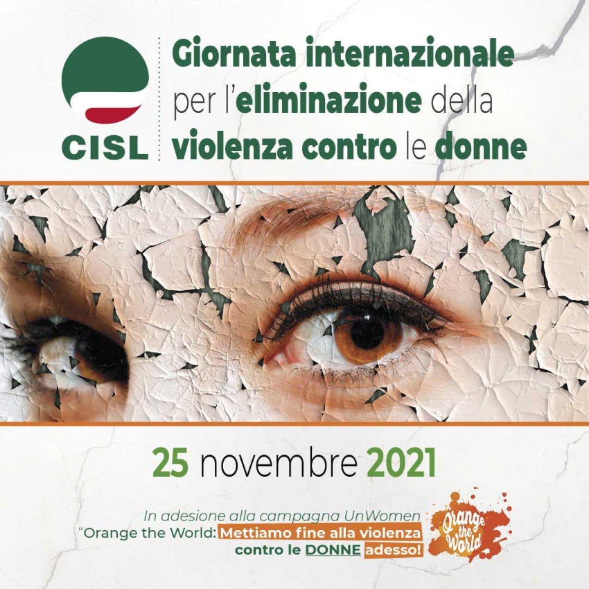La Cisl aderisce alla campagna di UnWomen contro la violenza sulle donne