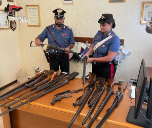 Il bilancio dei Carabinieri relativo all’attività di controllo sulle armi in tutta la provincia