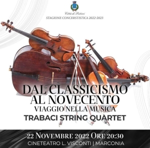 Dal Classicismo al Novecento: viaggio nella musica con &quot;Trabaci String Quartet&quot;