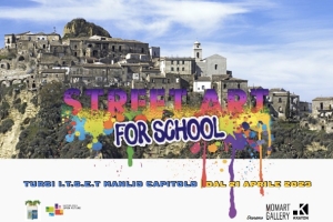 Il 21 aprile parte il progetto “Streetart for School”
