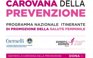 Komen Italia torna a Matera dal 10 all&#039; 11 luglio con la Carovana della Prevenzione per offrire esami diagnostici gratuiti di senologia