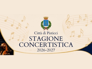 Un ricco programma per la stagione concertistica 2026-2027 della Città di Pisticci