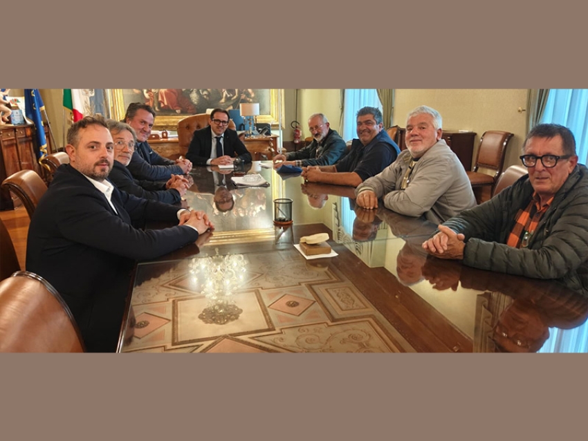 Il Presidente della Provincia Mancini, ha ricevuto una delegazione degli agricoltori in mobilitazione permanente