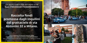 Un pisticcese rappresenta i condomini del grattacielo incendiatosi a Milano