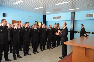 Gli auguri del generale di brigata Giancarlo Scafuri al personale del Comando Provinciale dei Carabinieri