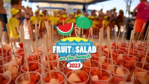 Dall’8 all’11 Agosto 2023 Fruit&amp;Salad on the Beach 2023. Le tappe e le date