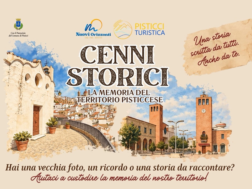 “Cenni storici”: la memoria di Pisticci diventa patrimonio di tutti