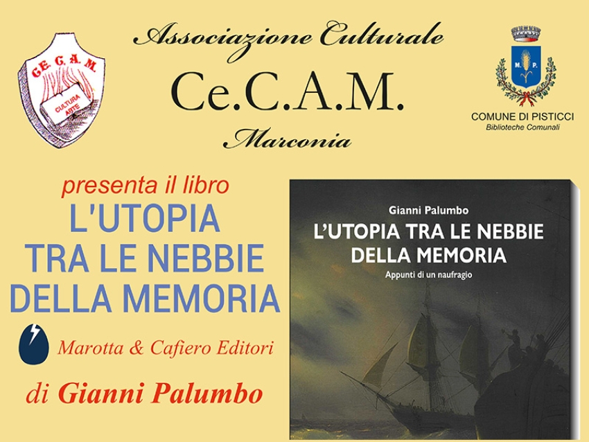 Il dramma del naufragio dell'Utopia. Il libro di Gianni Palumbo presentato al Ce.C.A.M.