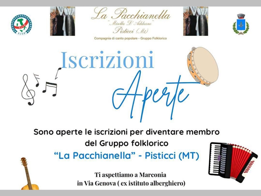 La Pacchianella apre le porte a nuovi membri: al via gli Open Day per custodire e valorizzare le tradizioni popolari