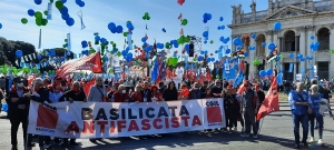 “Mai più fascismi”: a Roma una folta delegazione della Cgil Basilicata