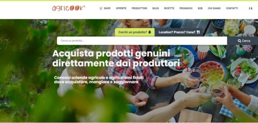 Agricoltura sostenibile: nasce Agricook.it, la piattaforma dei produttori locali e sostenibili
