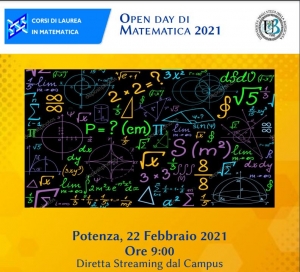 Unibas: il 22 febbraio gli Open Day di Matematica 2021 per gli studenti delle scuole superiori
