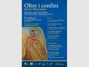 L’arte parla al futuro: donazione delle opere di Marconato allo SPACC di Bernalda