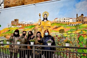 Terminati i lavori del maestoso murales in onore di San Rocco