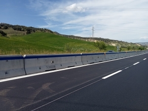 Terminata l’installazione della barriera spartitraffico nei pressi di Ferrandina