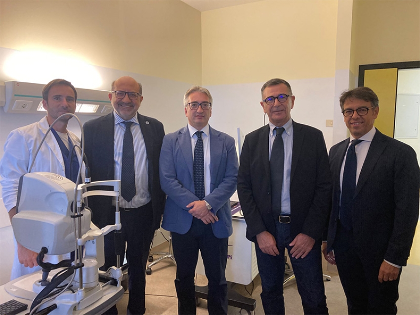 Ospedale di Matera primo in Italia con il nuovo Angio-OCT: tecnologia d’avanguardia per l’Oculistica dell’ASM