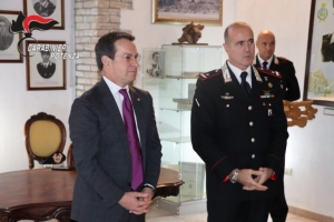 Cerimonia di premiazione e saluto di commiato di 5 Carabinieri in servizio distinti presso Comandi dell’Arma