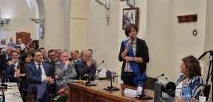 La consigliera Verri alla cerimonia di conferimento della cittadinanza onoraria a Margherita e Alessandra Cassano