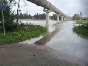 Sott’acqua i terreni dell’Azienda dell’ITAA Marconia