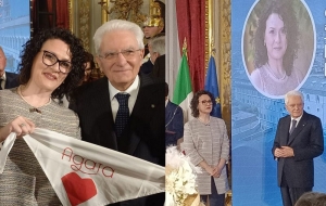 Mirna Mastronardi riceve l’onorificenza al Merito della Repubblica dal presidente Mattarella