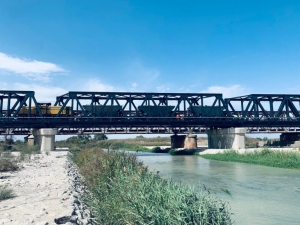 Taranto – Metaponto: RFI attiva nuovo tratto di linea con travata sul fiume Bradano