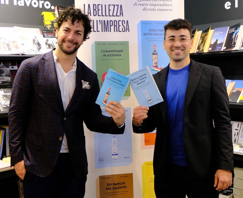 Al Salone Internazionale del Libro di Torino, Acqua Amata e Amaro Lucano presentano la loro storia