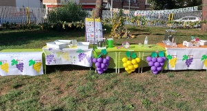 Celebrata la “Festa della vendemmia” alla scuola dell’infanzia Carlo Collodi di Marconia. Foto