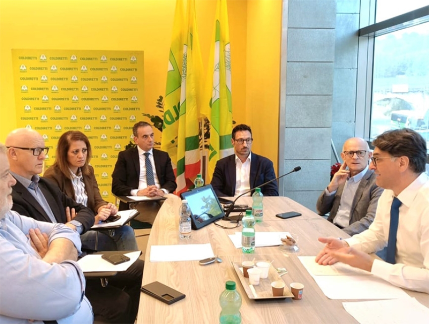 Crisi settore agricolo: Coldiretti apprezza gli importanti impegni presi dall’assessore Cicala e dal direttore generale Restaino