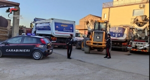 I carabinieri recuperano 7 mezzi pesanti rubati la notte prima