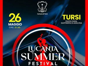 Il Lucania Summer Festival riparte da Tursi con “La Pacchianella”. Il 26 maggio il primo grande evento