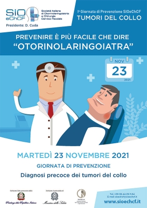 Il 23 novembre giornata nazionale di prevenzione dei tumori del collo. Visite gratuite a Matera e Policoro