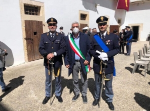 A Matera, presente alla cerimonia in onore dei 170 anni della Polizia, il sindaco di Pisticci Albano
