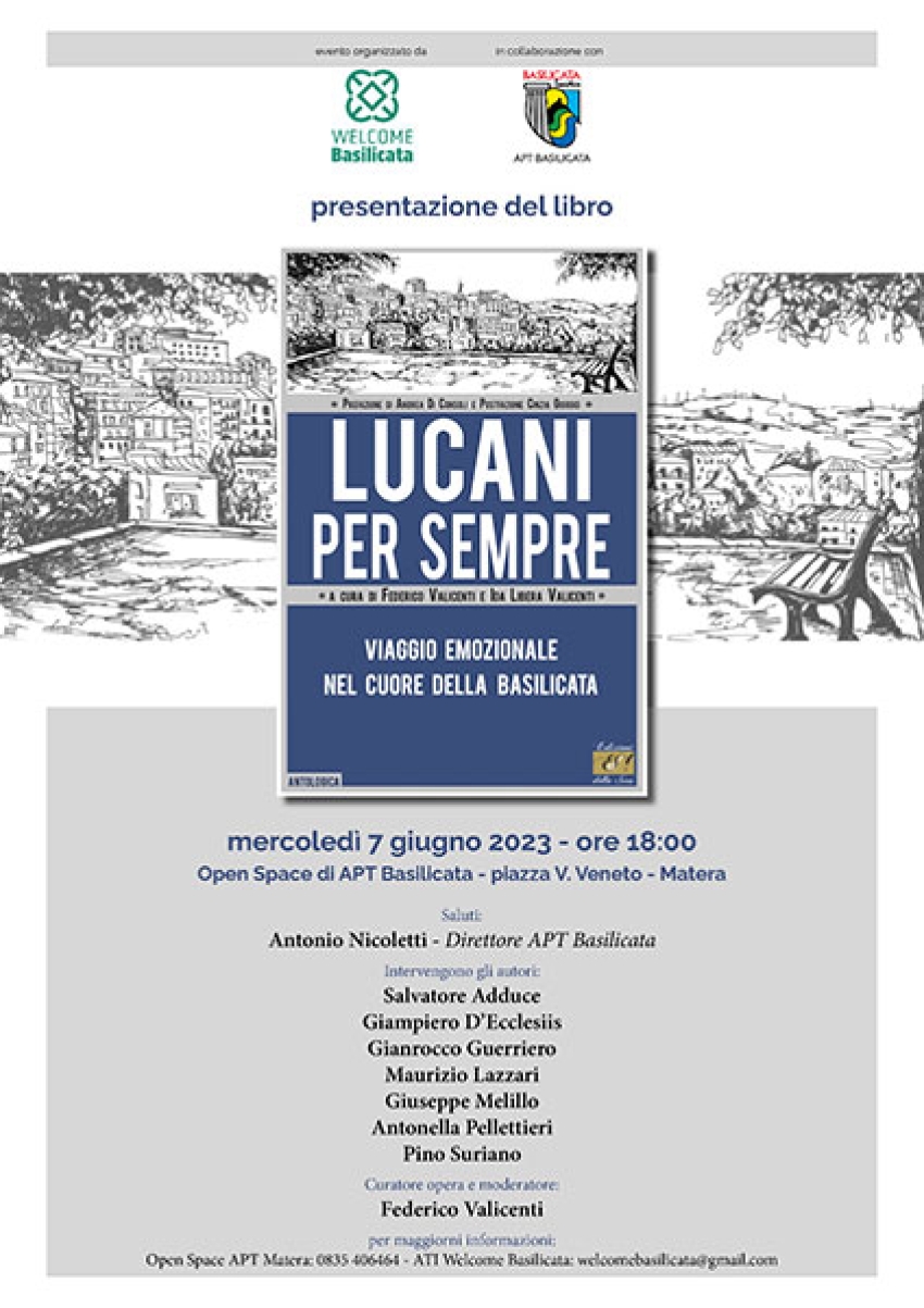 Presentazione del libro “Lucani per sempre, viaggio emozionale del cuore della Basilicata”